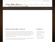 Tablet Screenshot of corey-byler.com